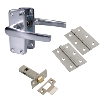 ASEC Stafford Latch Pack C/W Latch & Hinges