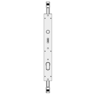 CENTOR TwinPoint Gen2 Lock Body With Euro Cut-Out To Suit Single Handle 280mm