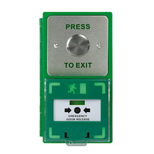 ICS Dual Unit MCP110 Call Point With Large 35mm Exit Button