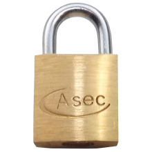 ASEC KD Open Shackle Brass Padlock