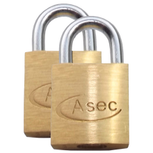 ASEC KA Open Shackle Brass Padlock
