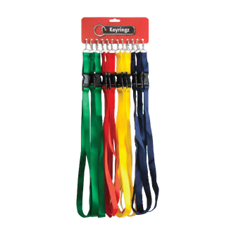 ASEC Assorted Coloured Lanyards
