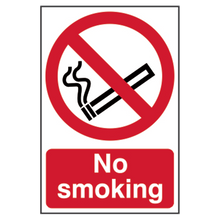 ASEC `No Smoking` Sign 200mm x 300mm