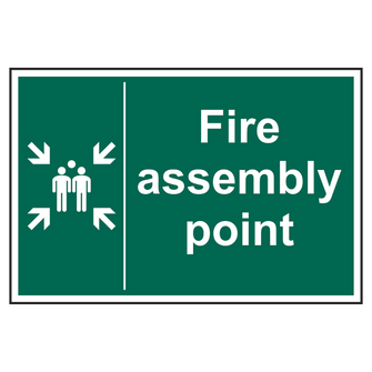 ASEC Fire Assembly Point Sign 400mm x 600mm