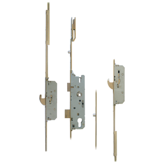 FUHR 856 Type 6 Lever Operated Latch & Deadbolt With Shootbolts - 2 Hook & 2 Roller
