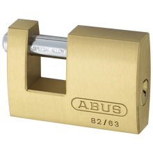 ABUS 82 Series Brass Sliding Shackle Shutter Padlock