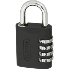 ABUS 158KC Series Combination Open Shackle Padlock With Key Over-Ride