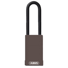 ABUS 74HB Series Long Shackle Lock Out Tag Out Coloured Aluminium Padlock