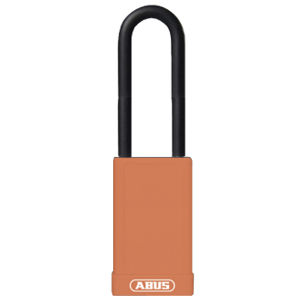 ABUS 74HB Series Long Shackle Lock Out Tag Out Coloured Aluminium Padlock