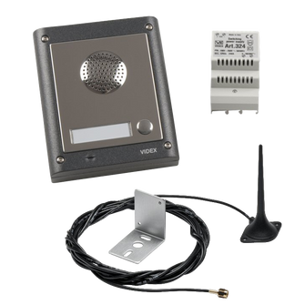 VIDEX 4K1S/GSM 1 Way Surface Mounted Audio GSM Kit
