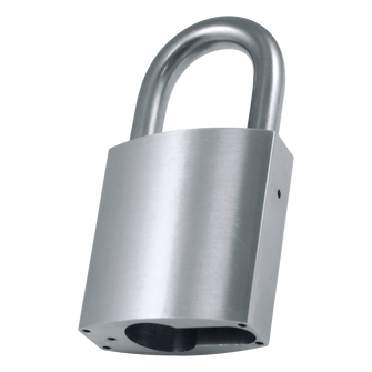 EVVA HPM Open Shackle Padlock Without Cylinder