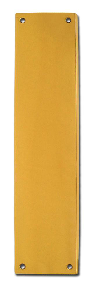 ASEC Victorian 70mm Wide Polished Brass Finger Plate