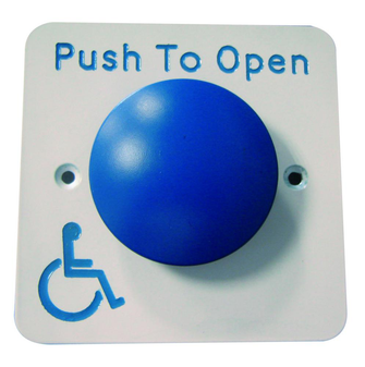 ASEC Push To Open Blue Dome DDA Exit Button