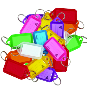 KEVRON ID30 Giant Tags Bag of 25 Assorted Colours