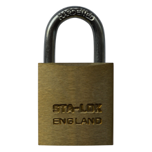 B&G STA-LOCK C Series Brass Open Shackle Padlock - Steel Shackle