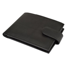 BEE-SECURE Black Leather Bifold RFID Wallet