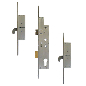 FULLEX Crimebeater 20mm Lever Operated Latch & Deadbolt Twin Spindle - 2 Hook