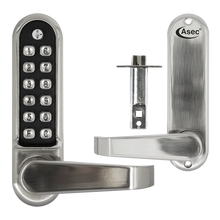 ASEC AS4300 Series Easy Code Change Digital Lock With Optional Free Passage & 60mm Latch