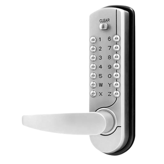 LOCKEY 7300 Lever Handle Digital Lock With Easy Code & 8mm Spindle