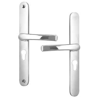 ASEC 48 Lever/Lever UPVC Furniture - 270mm Backplate