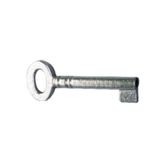 ASEC OB2 Malleable Iron Oval Bow Key Blank