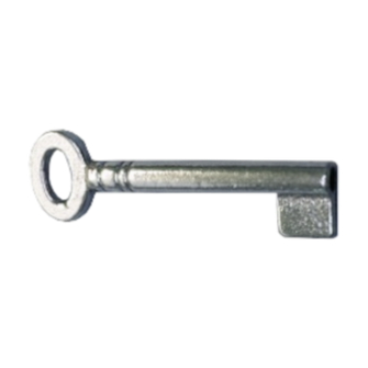 ASEC OB3 Malleable Iron Oval Bow Key Blank