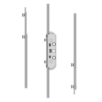 MACO GR RAIL Twin Espag Rod 20mm