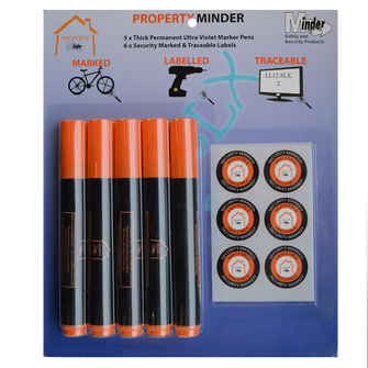 MINDER Property Minder Pack with UV Pens