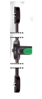 (Touch Range) ISEO 3 Point Lateral Side Latching Emergency Exit Device